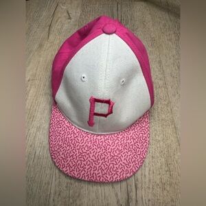 Pittsburgh logo Pirates/Steelers toddler cap/hat pink sprinkles